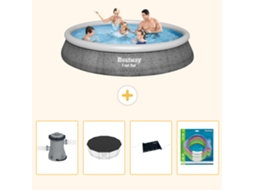 Bestway Piscina Bestway Fast Set Redonda - 396x84 Cm - 5-peças S211
