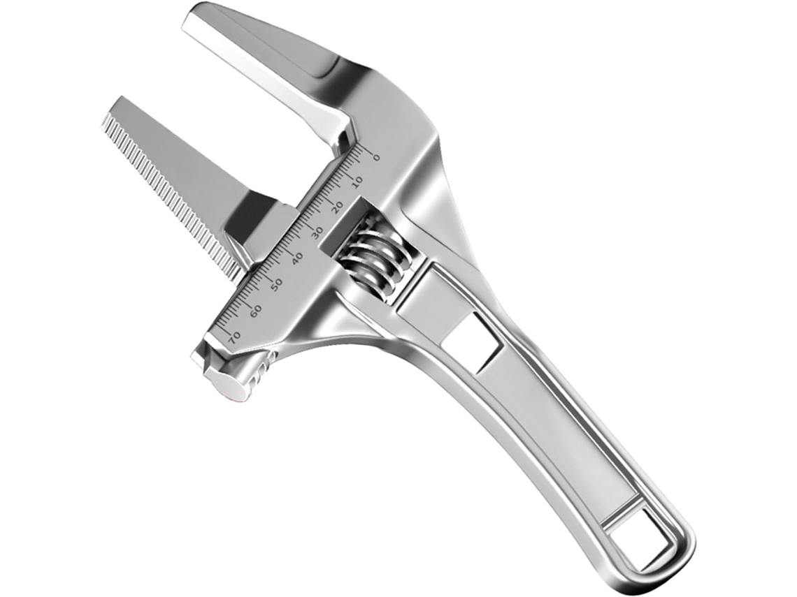 Chave Inglesa Para Encanamento, Ferramenta Ajustável Para Tubos, Resistente, Antiderrapante, Multifuncional.