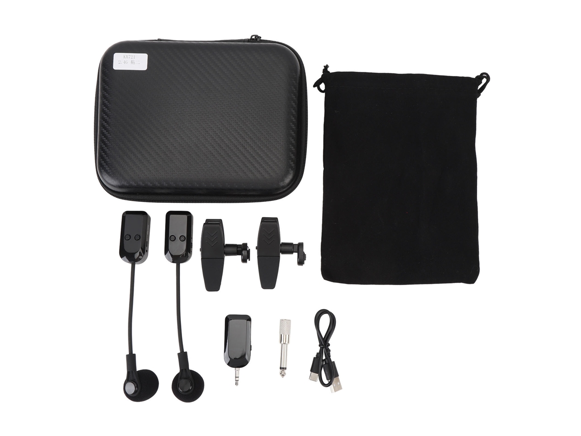 Microfone Sem Fio Para Saxofone 2.4g Clip On Sistema De Microfone Para Performance Em Cena