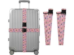 Conjunto De 2 Alças Para Bagagem Com Estampa Cachorro Desenhada À Mão, Ideais Para Viagens, Viagens E Como Acessórios De