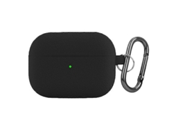 Capa protetora de silicone com textura de lichia para fones de ouvido sem fio AirPods Pro. GIECY