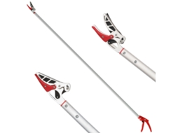 Podadora de Árvores 180 Cm com Cabo de Alumínio Leve e Resistente e Lâmina Metálica 180x10 Cm Prata a Vermelho Ge