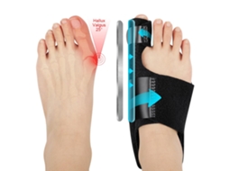 Kit Correção Hallux Valgo ZYBLSSBB com 2 corretores e 2 separadores de dedos