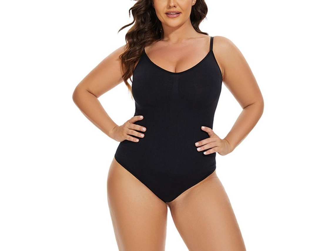2026 mono Top Thong com Controle Abdominal Versátil Confortável Roupa Casual para Compras e Citas