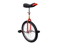 vidaXL Monociclo ajustável vermelho 50,8 cm (20 ")