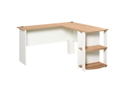 Mesa de Computador em L com Prateleiras