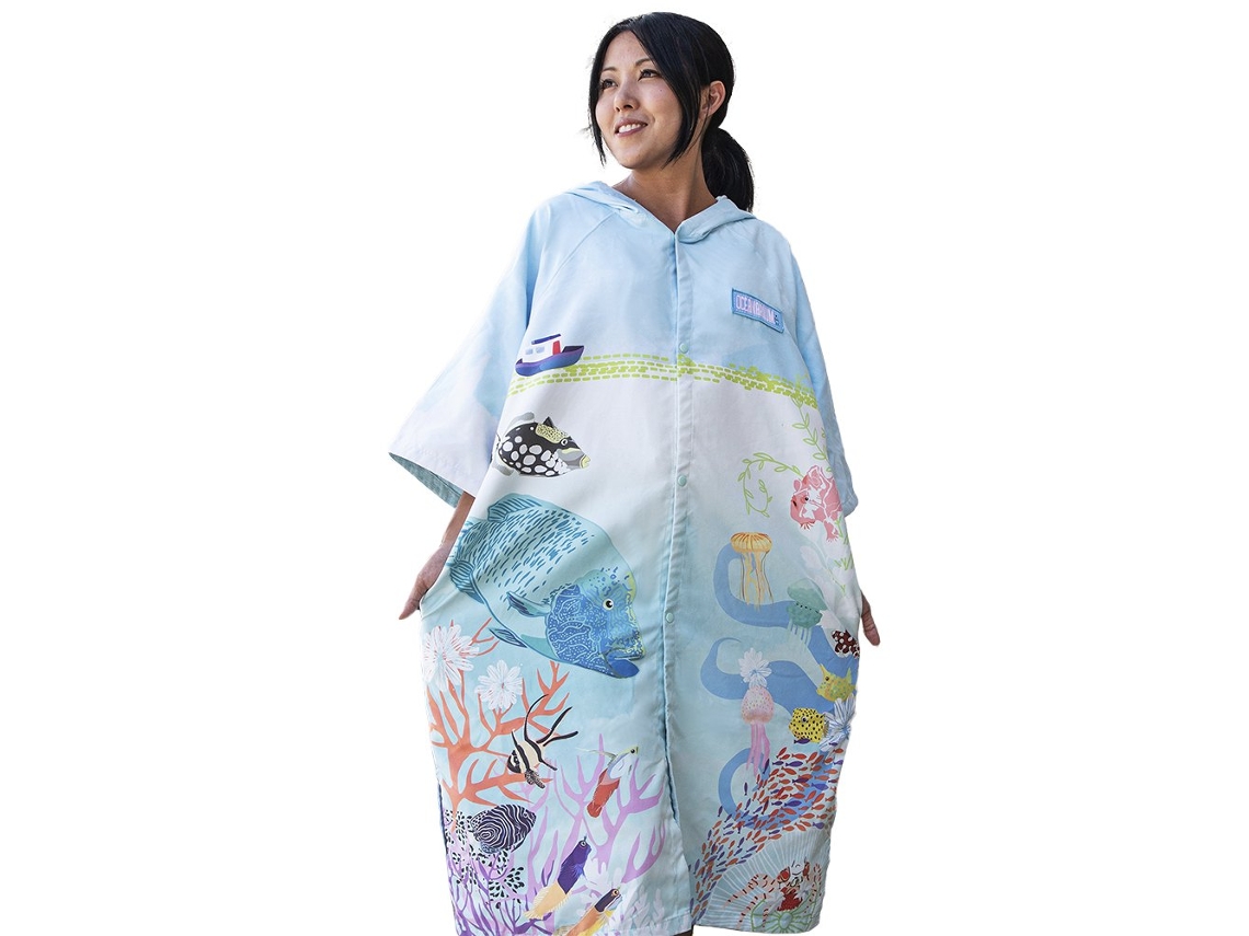 Poncho com Clipes Napoleon Azuloceanarium