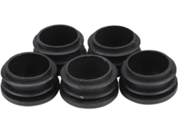 Tampões De Plástico Preto Com 35 Mm Diâmetro Para Inserções Em Tubos