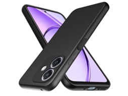 Lurelia Proteção Para Oppo A40 (4g) / A40m (4g) / A60 (5g), Capa Silicone Tpu Com Vidro Temperado De Ecrã