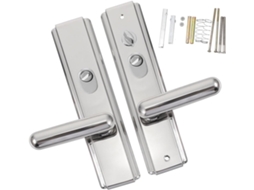 Puxador Sewacc Em Aço Inox Para Portas De Entrada Internas, Com Mecanismo Silencioso E Acabamento Elegante Ideal
