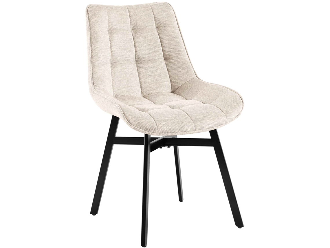 Cadeira De Jantar Colby Creme/tecido Clp
