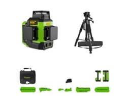 Nível Laser Huepar, Projeção De 12 Linhas, Bateria De 5200mah,set 2 Com Tripé Oem