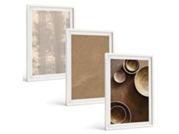 Conjunto De Pinturas Estruturas Com Texturas Minimalistas Espelharte (3 Peças 40x60 Cm)