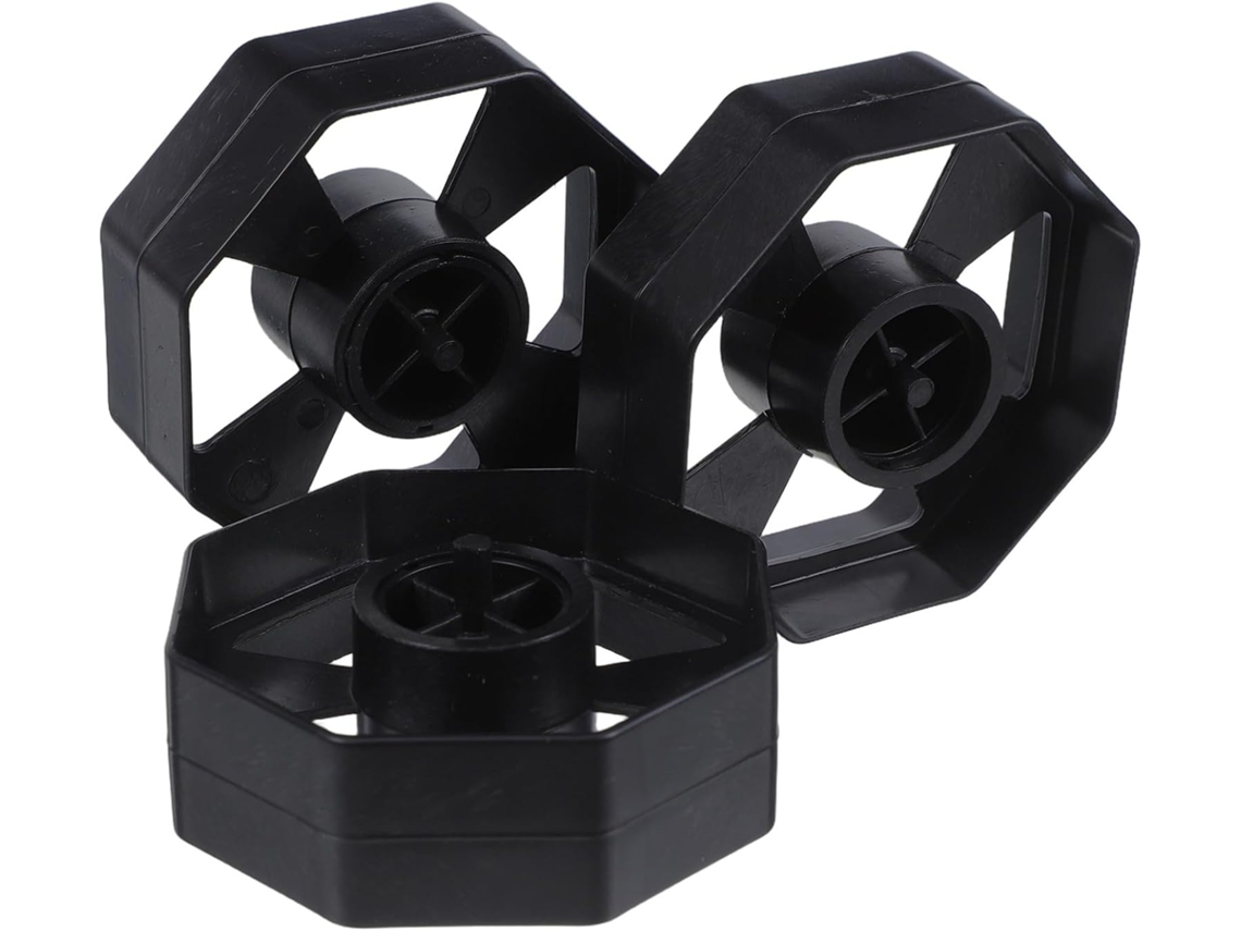 Conjunto de 3 rolos e núcleos de reposição para dispensador de adesivo Fita de mesa, em plástico com estrutura móvel.