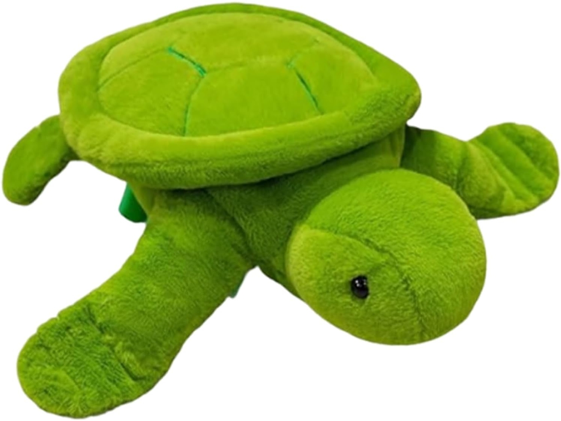 Mochila Tartaruga Marinha Ajustável Em Pelúcia Formato Tartaruga, Infantil Confortável, Acessório Viagem