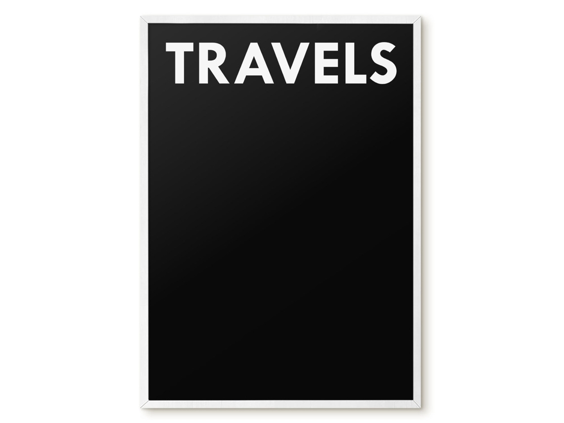 Magnetic Board Travels For The Living Room Espelharte (50x70 Cm)
