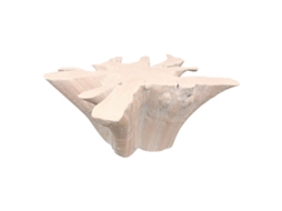 Mesa De Centro Home Esprit Branco 90 X 90 X 44 Cm