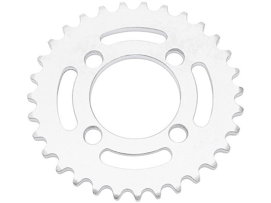 Escolha Sólida - Eixo De Transmissão Traseiro 31t - Aço - 420 Corrente - 130 Mm Diâmetro - 4 Hóqueis - Apropriado Para Go Kart/atv - Eixo De Transmiss