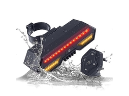 Lanterna Traseira De Led Recarregável Via Usb Para Bicicleta - Luz De Segurança Traseira Para Mountain Bike Com Alerta De Freio Inteligente.