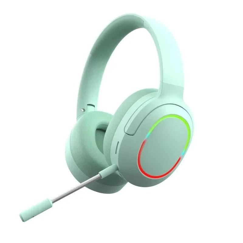 Fone de Ouvido para Jogos com Porta Usb e Iluminação Colorida. MDUG (verde)
