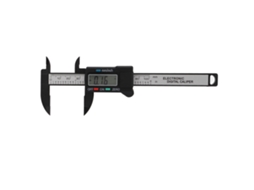 Paquímetro digital mini LED 0-100mm, leve, portátil, de plástico durável.