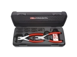Conjunto de 2 Alicates de Freio Interno e Externo FACOM 470 Capacidade 8 a 63Mm Preto