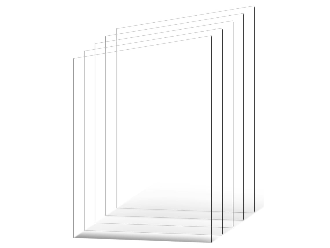 Conjunto De 5 Placas Pet Transparentes 610x914mm 1mm Tekmaquinas