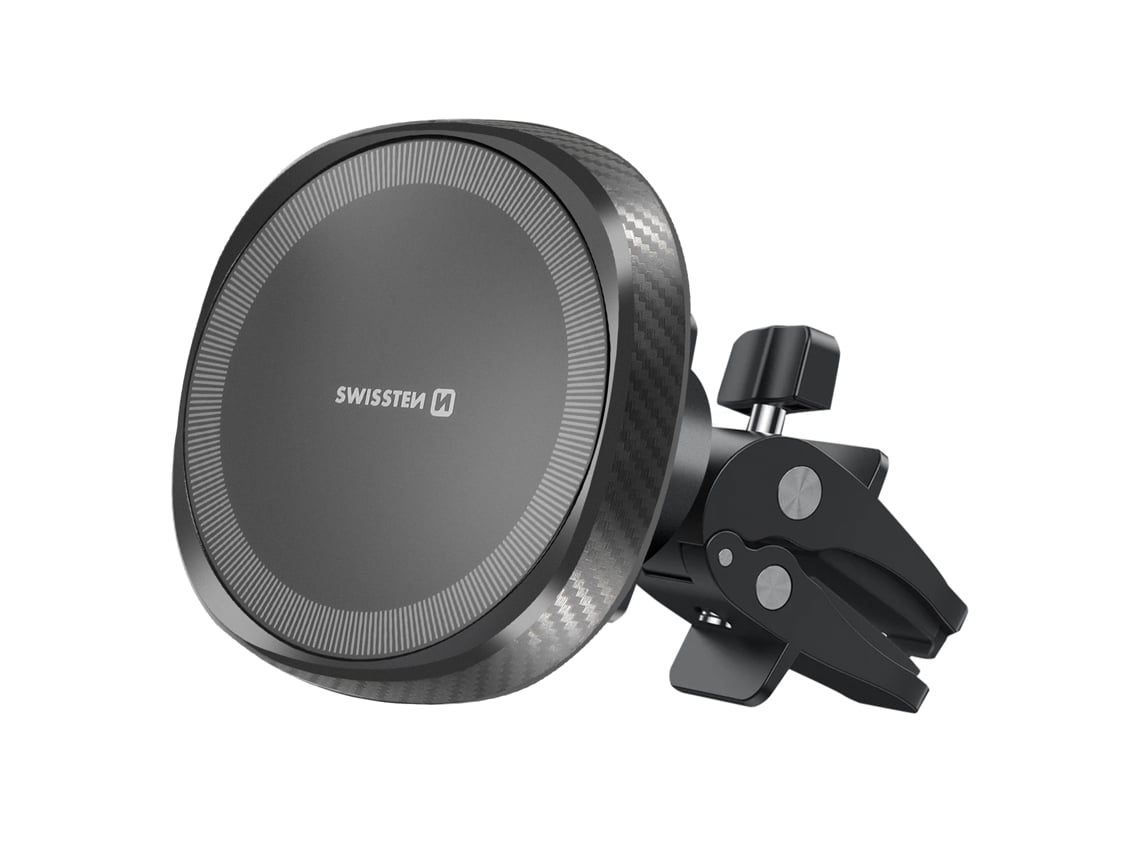 Suporte Carro Fixação Magsafe Grelha Swissten Preto