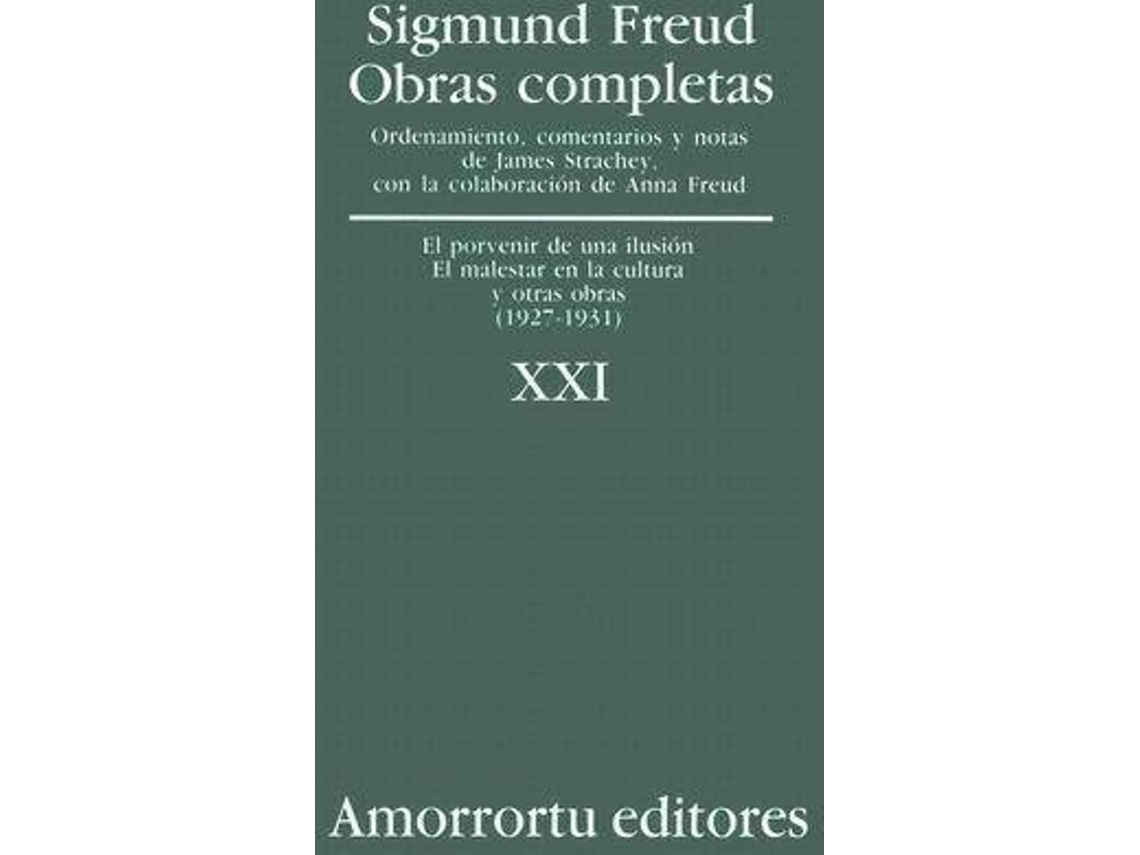 Livro O.C Freud 21: Porvenir De Una Ilusion, El, Malesta de Sigmund Freud (Espanhol)
