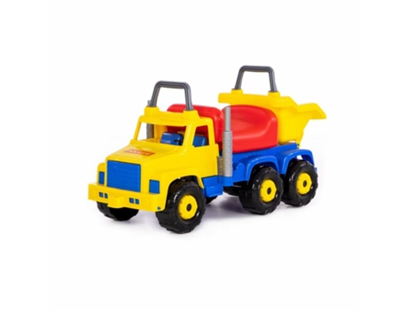 24590 Supergigant 2 Ride On Vehicle Yellow Red Polesie