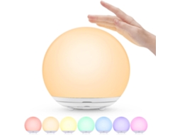 Luz Noturna Infantil Rgb, Recarregável, Touch, 7 Cores ZYBLSSBB