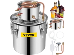Alambique de Álcool 5 Gal 21L Aço Inoxidável Água Destilador de Álcool VEVOR