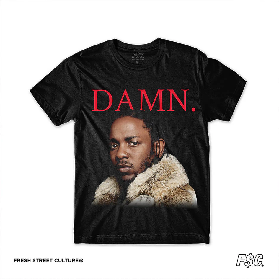 T-shirt Rockinstone Kendrick Lamar / Damn 2.0(l)