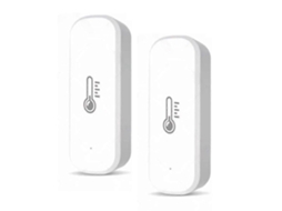 Sensor Inteligente De Temperatura E Umidade Tuya Zigbee Para Ambientes Externos, Ip65 À Prova D'água, Com Monitoramento Remoto E Alertas Via Apli