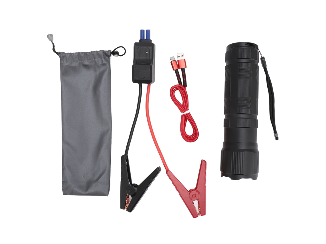 Iniciador De Carro Portátil 600a 12v Com Lanterna Led 1000lm