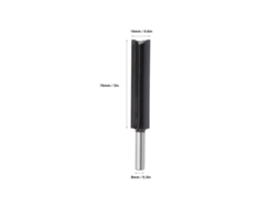 Laxiscreed Fresa De Corte Reto De 8mm Para Madeira Com Haste Alongada