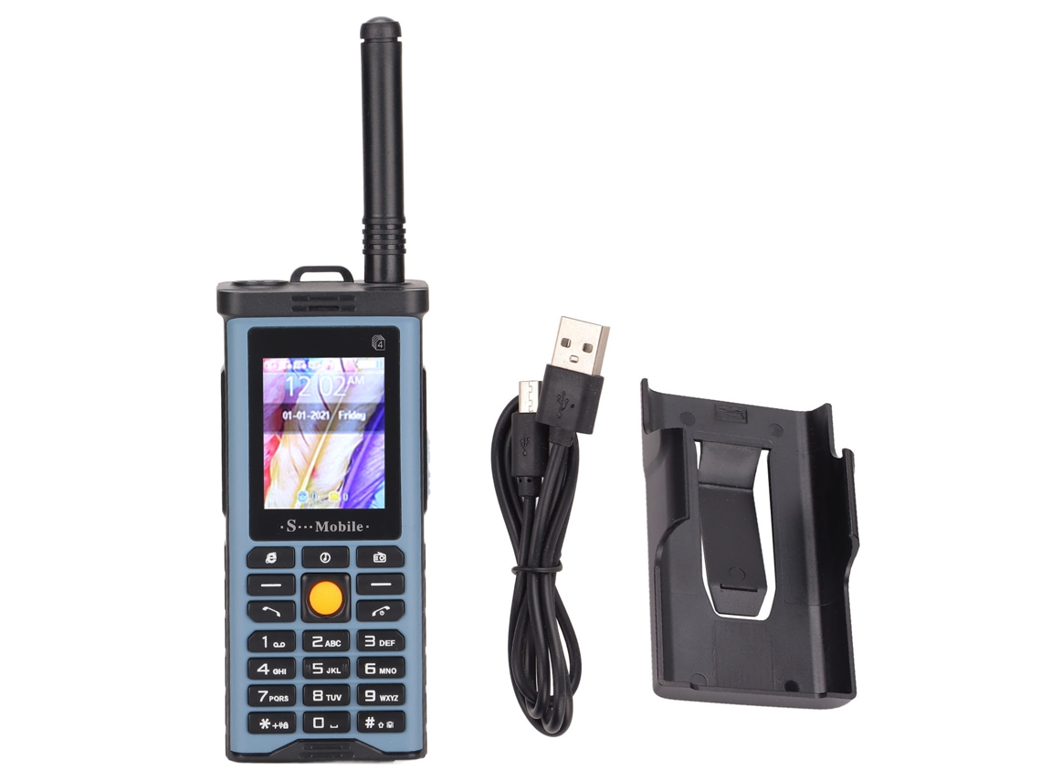 Teléfono MÓVIL Sg8800 Retro 2g con 4 sim, desbloqueado, botones grandes, batería de 2400 mAh para Personas Mayores en azul claro | S/MARCA