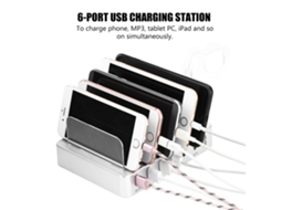 Estação de Carregamento Usb 6 Portas LAXISCREED