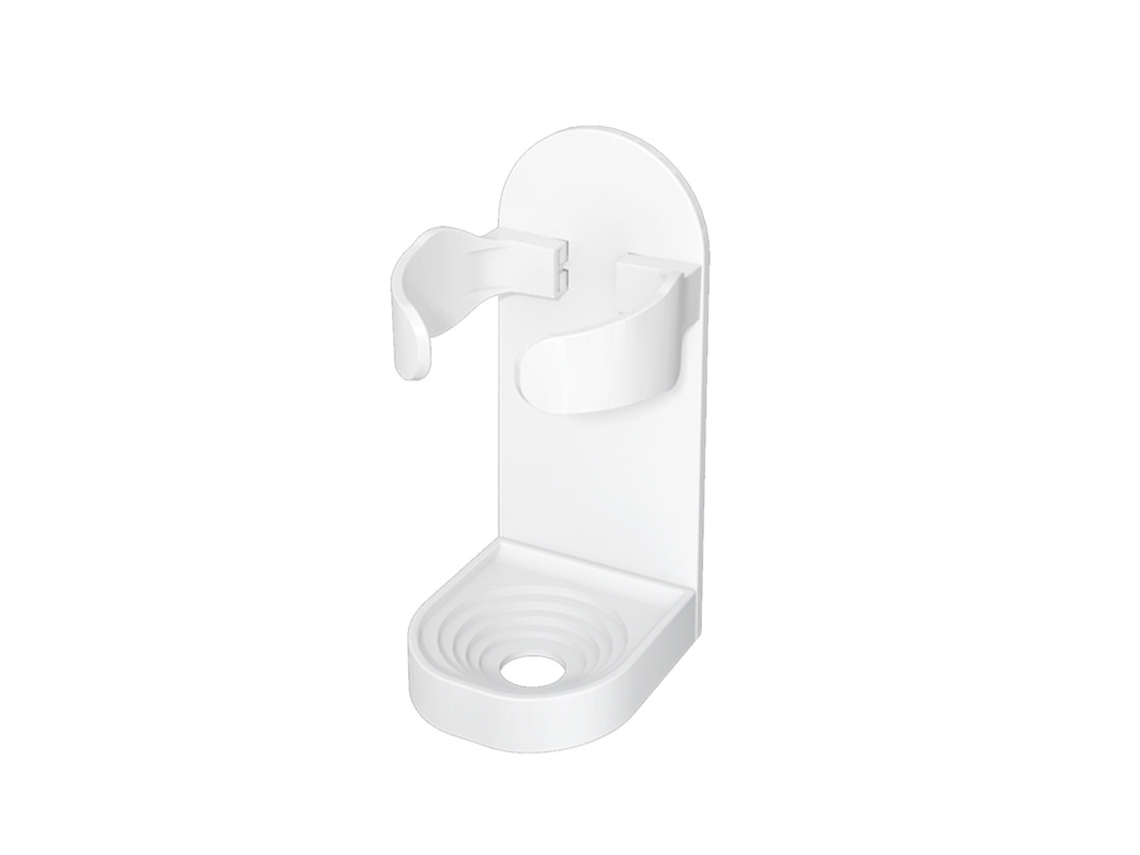 Suporte Parede Branco P/ Barbeador Elétrico Sem Furo Adesivo Removível ZYBLSSBB