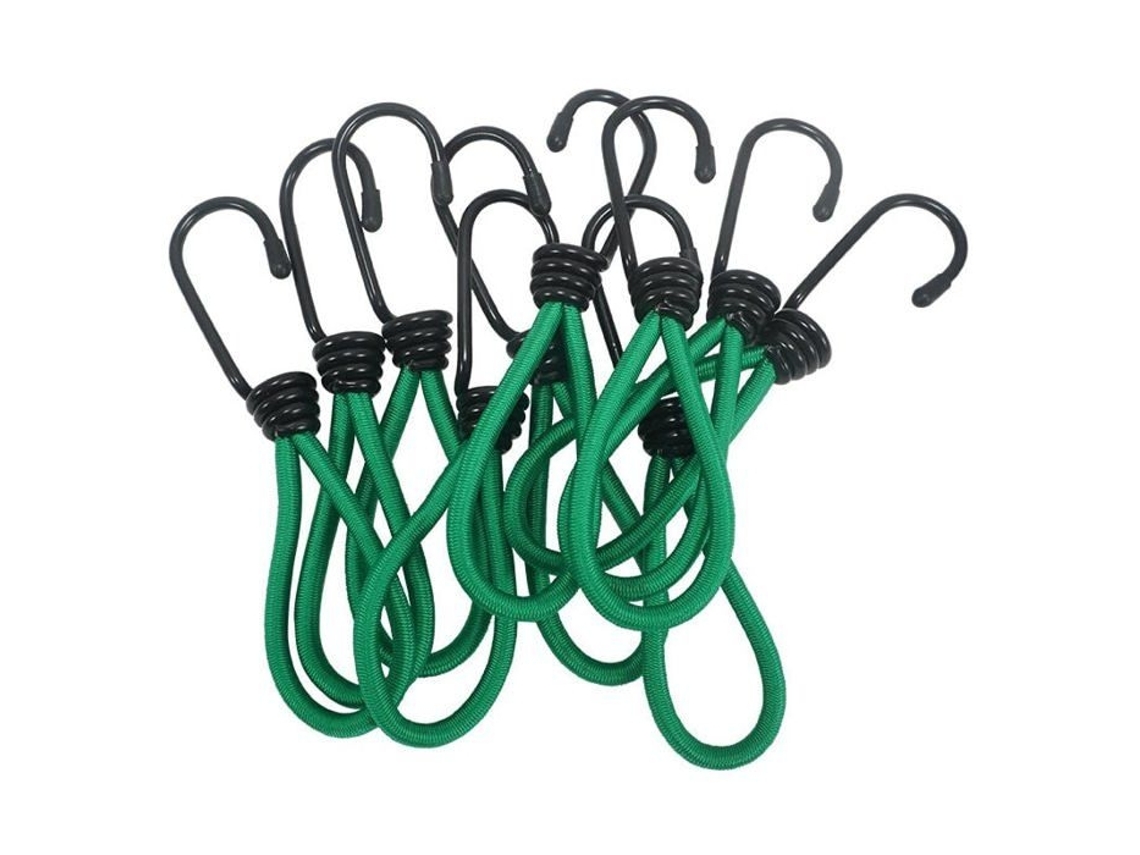 Conjunto De 12 Tensores Lona Com Ganchos, Tensores Elásticos Para Lona De Camping Com Ganchos, Tiras Elásticas Para Lonas