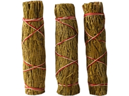 Pacote Com 3 Varetas Aromáticas De Cedro, Purificadoras De Ar Para Meditação E Relaxamento, 95g, Aroma Natural De