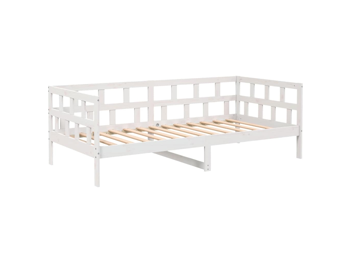 Day Bed, Day Beds Vidaxl Branco Madeira De Pinho (80 X 200 Cm)