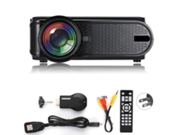 Projetor Led Sem Fio Mini LAXISCREED 720p/1080p Mirroring