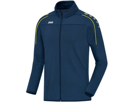 Casaco JAKO Treino Classico (Azul Noite, Amarelo Limão - XL)