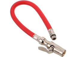 Mangueira de extensão Alipis, 43,4 cm, para inflar pneus, com adaptador rosqueado de 12,5 mm