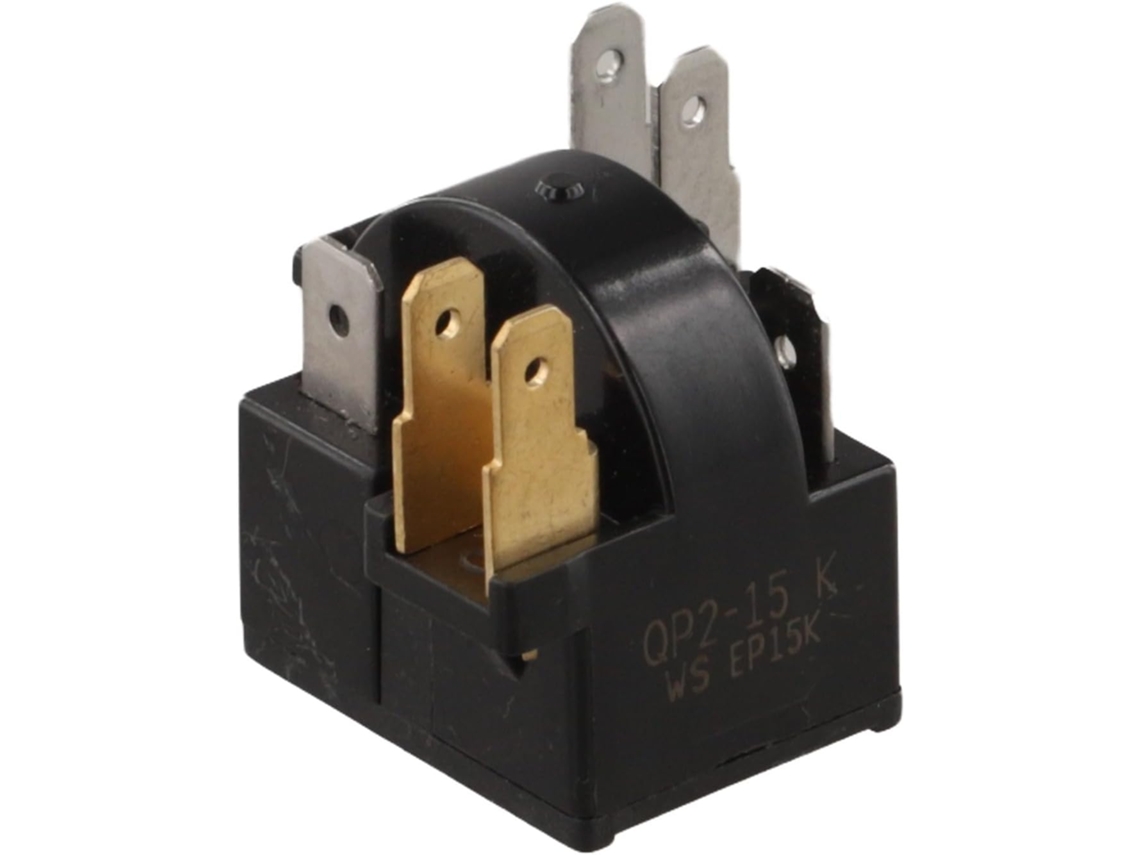Relé De Partida Para Refrigerador Qp2-15h 6 Pinos Com Proteção Contra