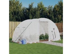 Vidaxl Estufa Com Estrutura De Aço 8 M² 4x2x2 M Branco