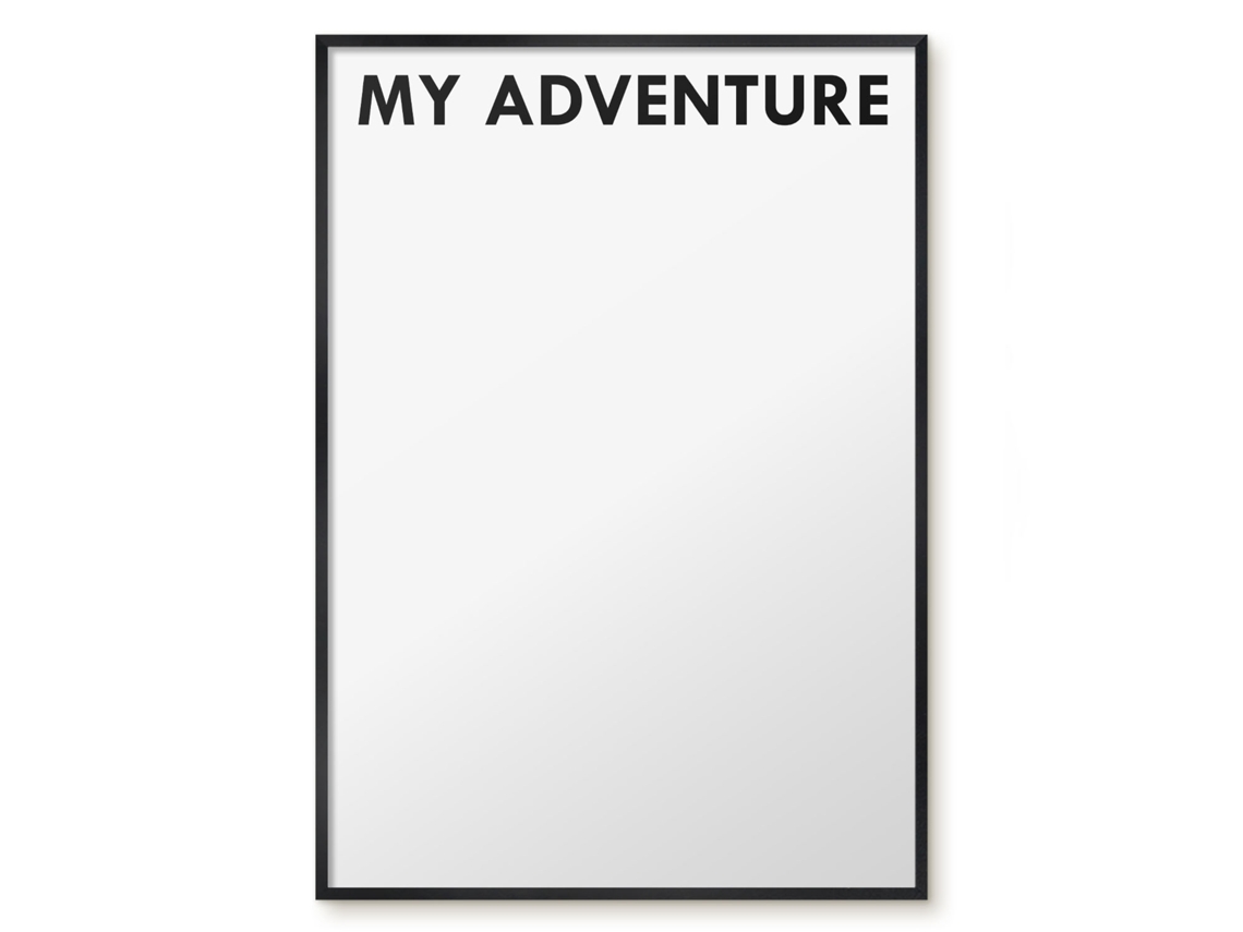 Magnetic Board For Wall My Adventure For The Bedroom Espelharte (70x100 Cm)