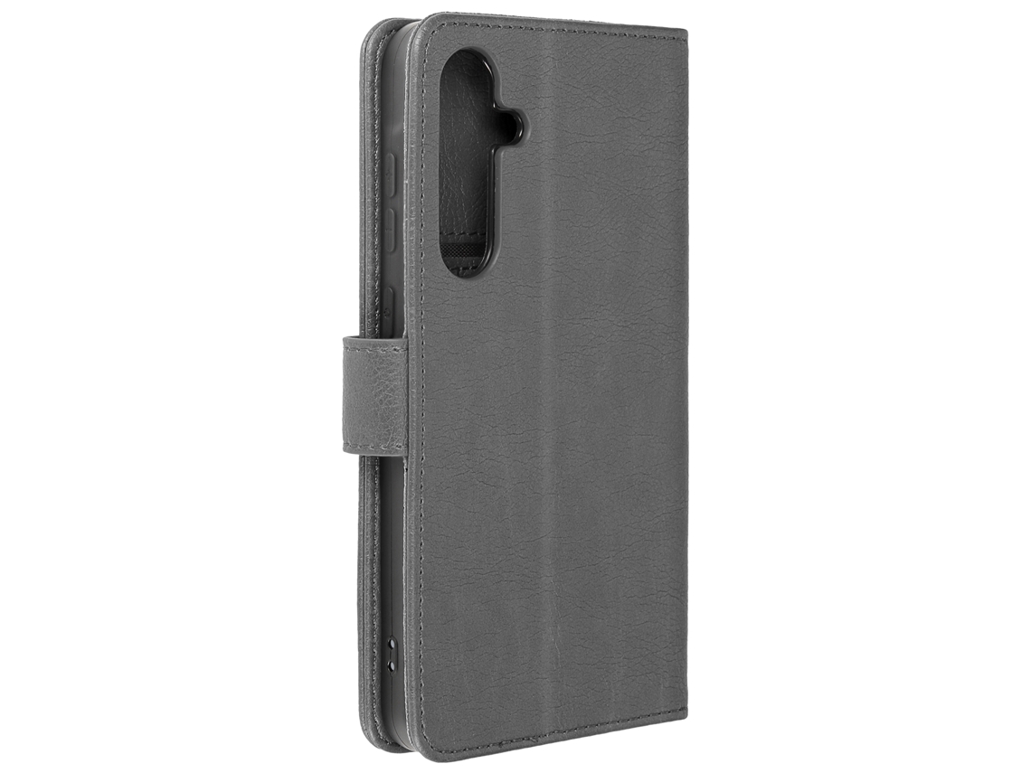 Capa Fólio Aba Função para Samsung Galaxy A35 AVIZAR Pele Cinzento