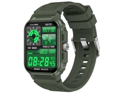 Relógio Inteligente SHAH ARPAN Bluetooth Chamada Verde